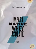 Impact Native Whey Isolate Vanilla