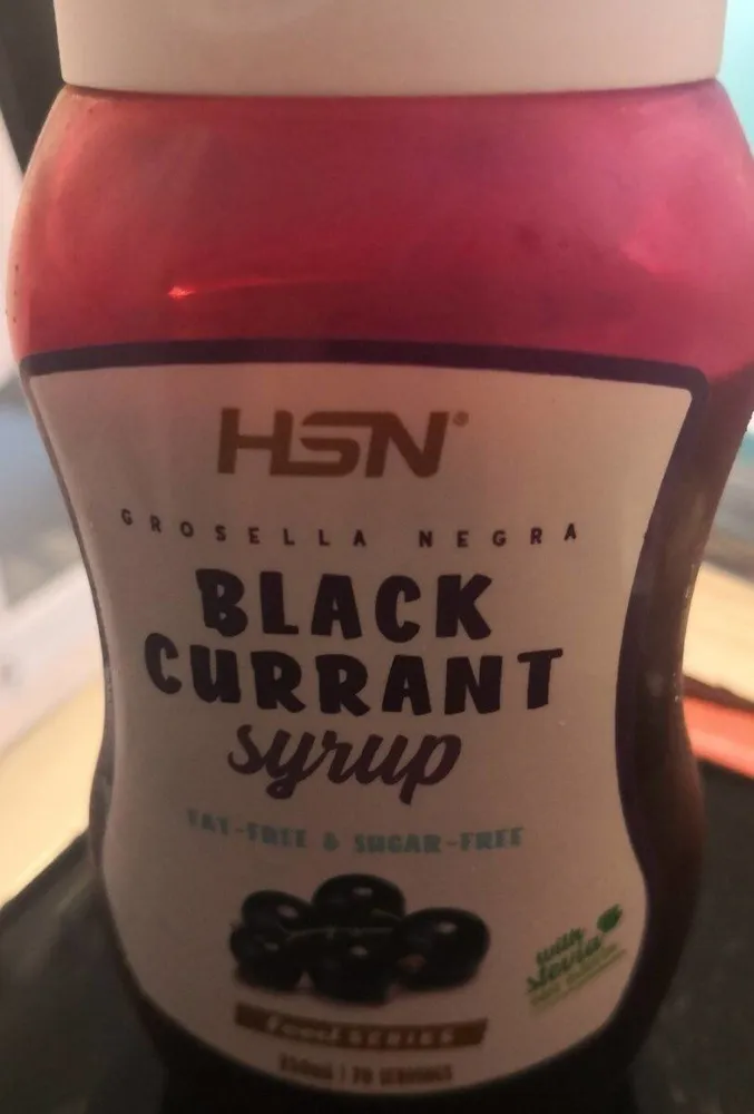 Black currant syrup