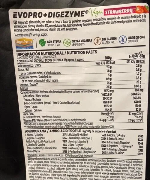 Hsn evopro + digezyme