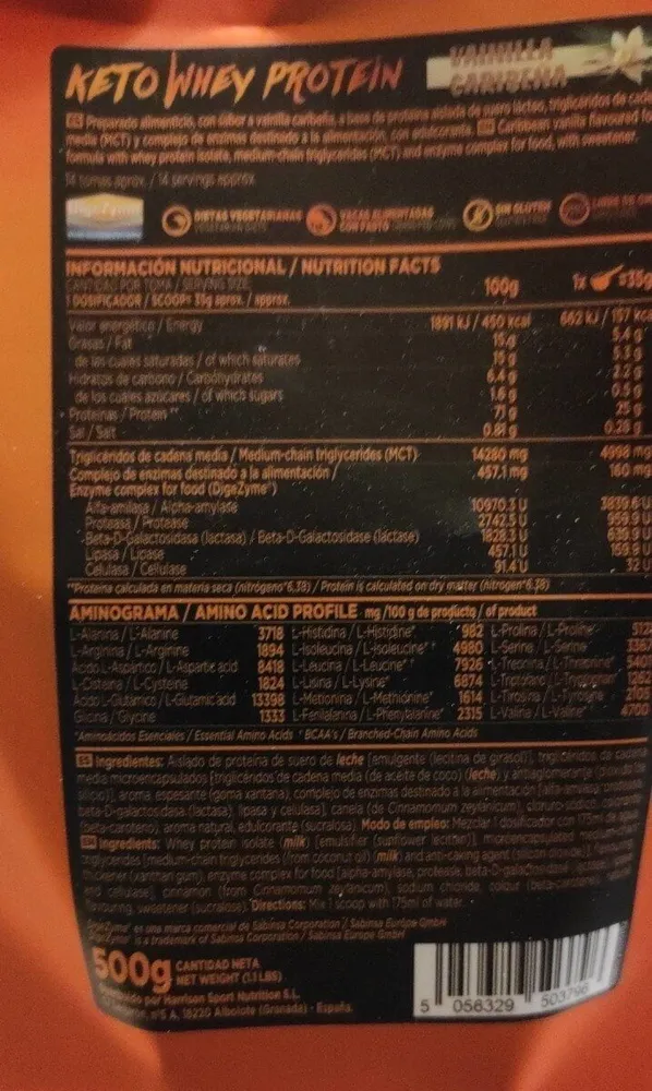 Keto whey protein