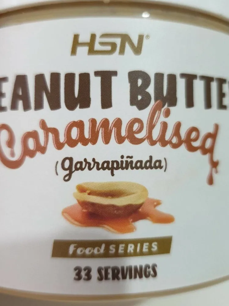 Peanut butter caramelised