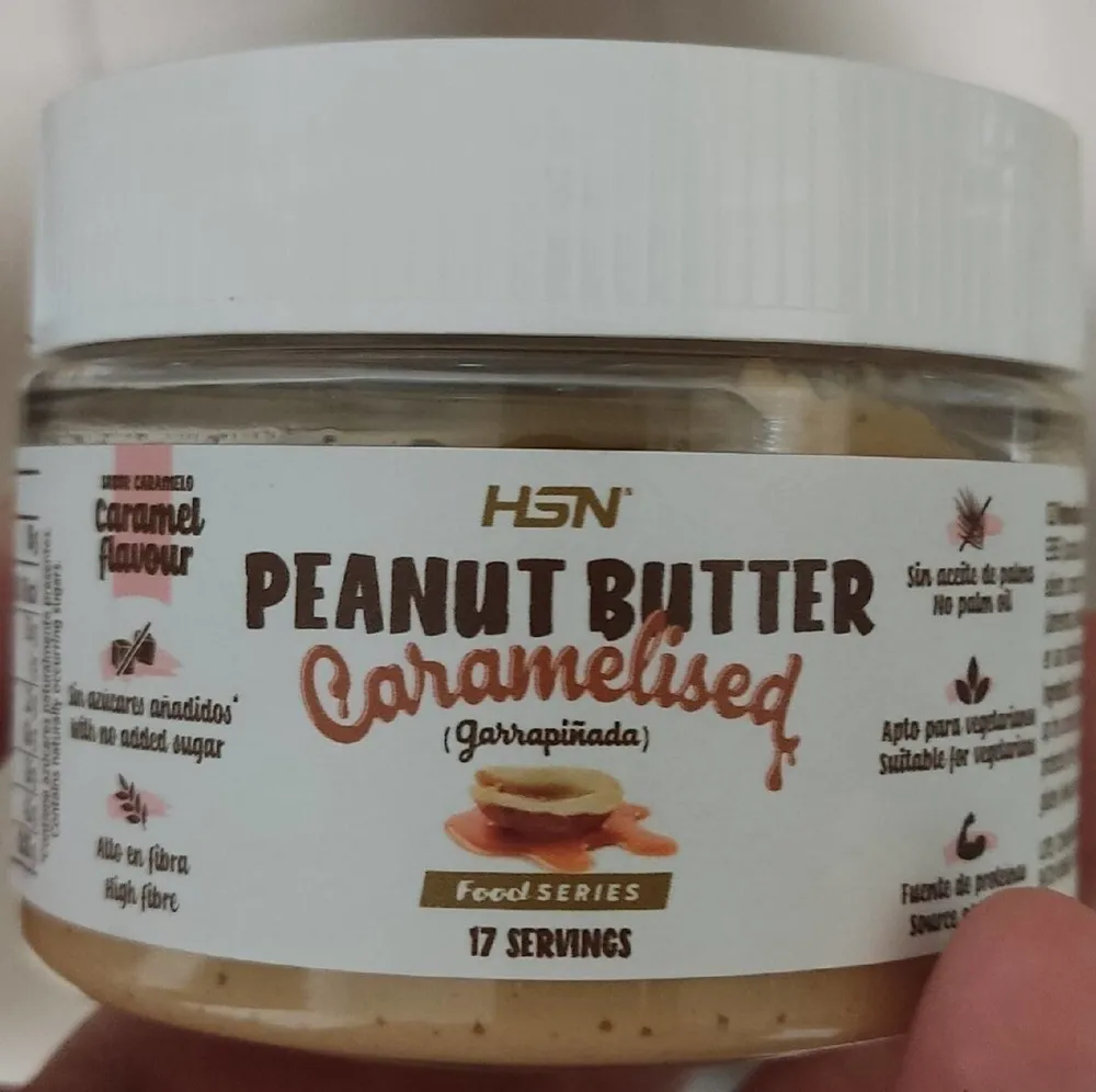 Peanut butter caramelised