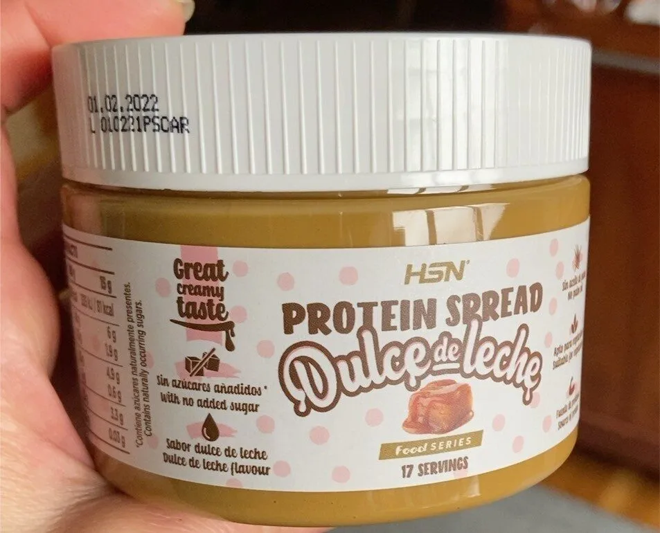 Protein spread dulce de leche