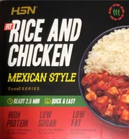 Rice and chicken mexican style
