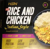 Rice and chicken indian style