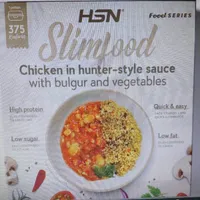 SLIMFOOD POLLO EN SALSA ESTILO CAZADOR CON BULGUR Y VEGETALES