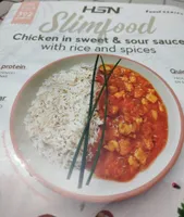 HSN Slimfood Chicken in sweet & Sour sauce with rice and spices