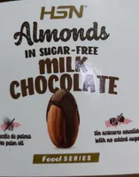 Almonds in sugar-free Milk chocolate