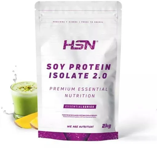 Soy protein mango matcha