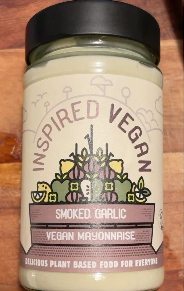 Smoked garlic vegan mayo
