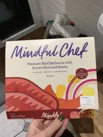 Mexican beef Barbacoa with brown rice and beans