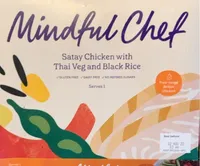 Satay Chicken with Thai Veg and Black Rice