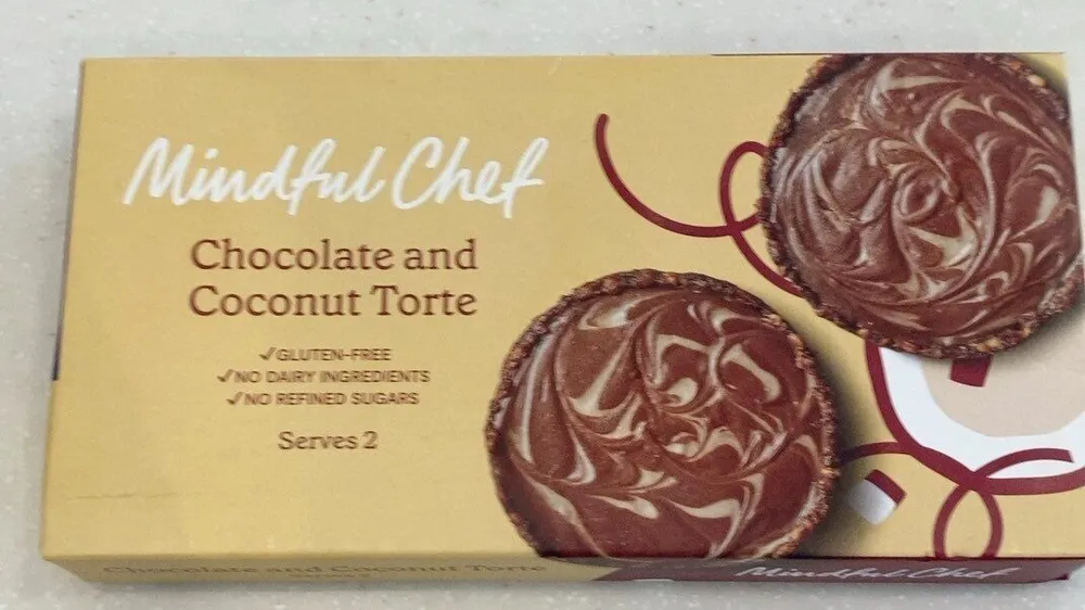 Chocolate and coconut torte
