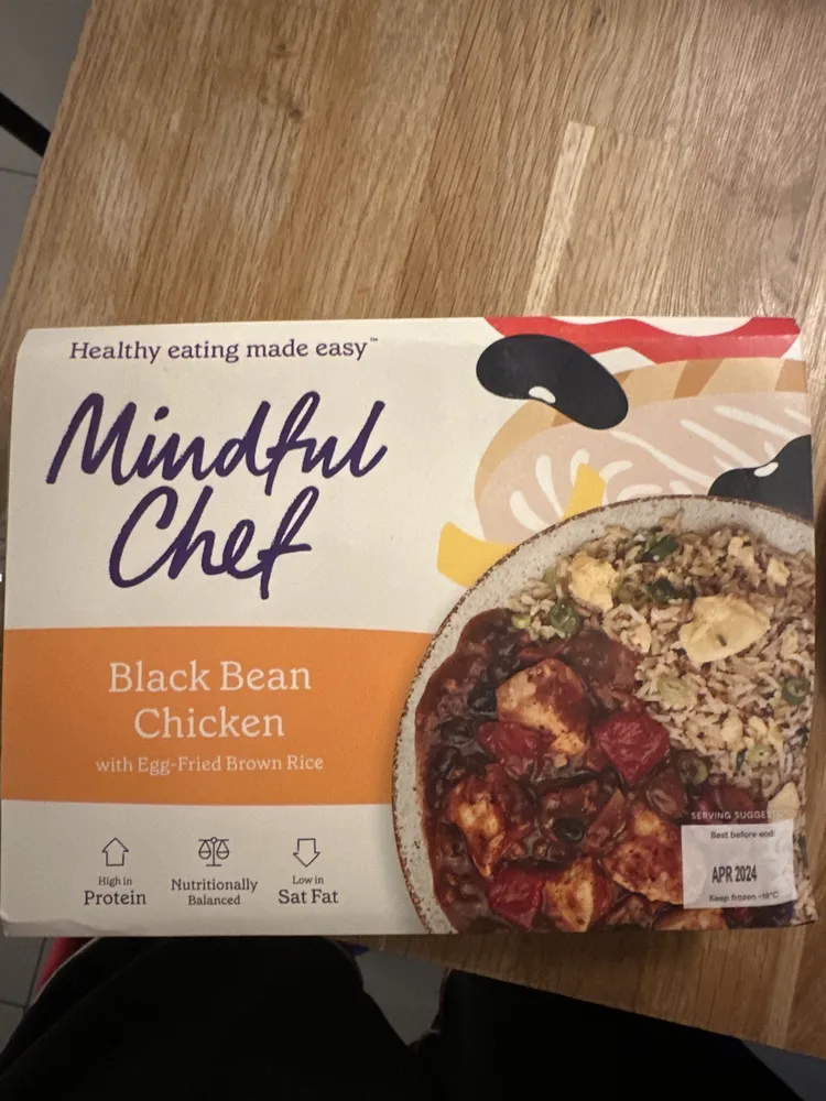 Black Bean Chicken with Egg-Fried Brown Rice