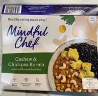 Cashew & Chickpea Korma with Cauliflower & Black Rice