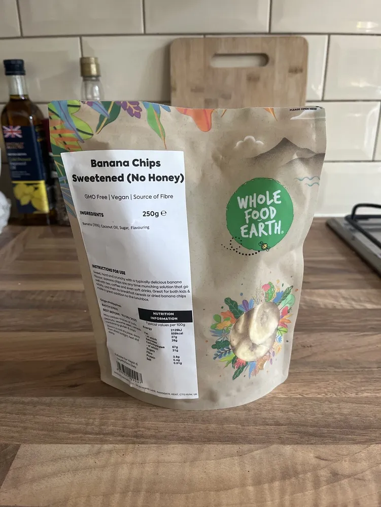 Banana Chips Sweetened