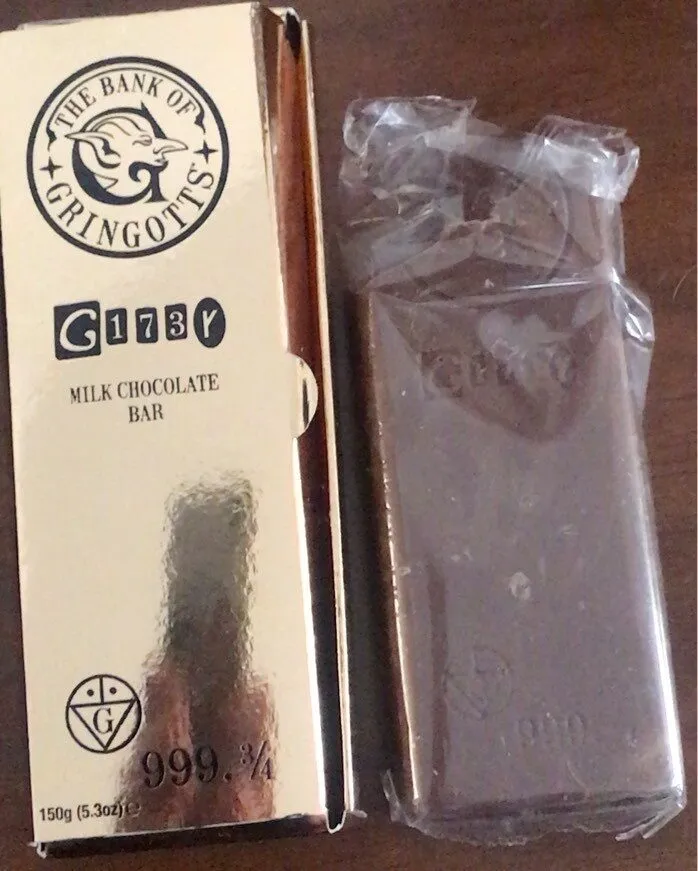 Milk chocolate bar Gringott