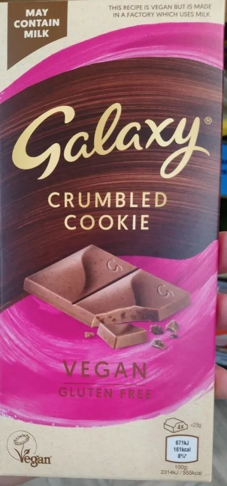 Vegan Crumbled Cookie Chocolate