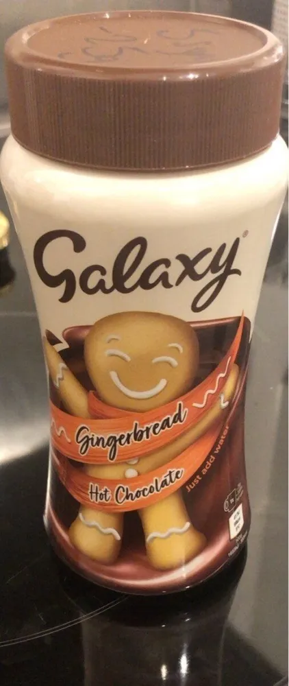 Galaxy gingerbread hot chocolate