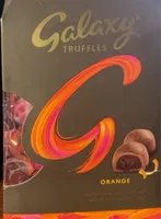 Galaxy orange truffles