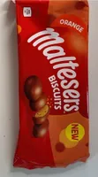 Orange maltesers biscuits