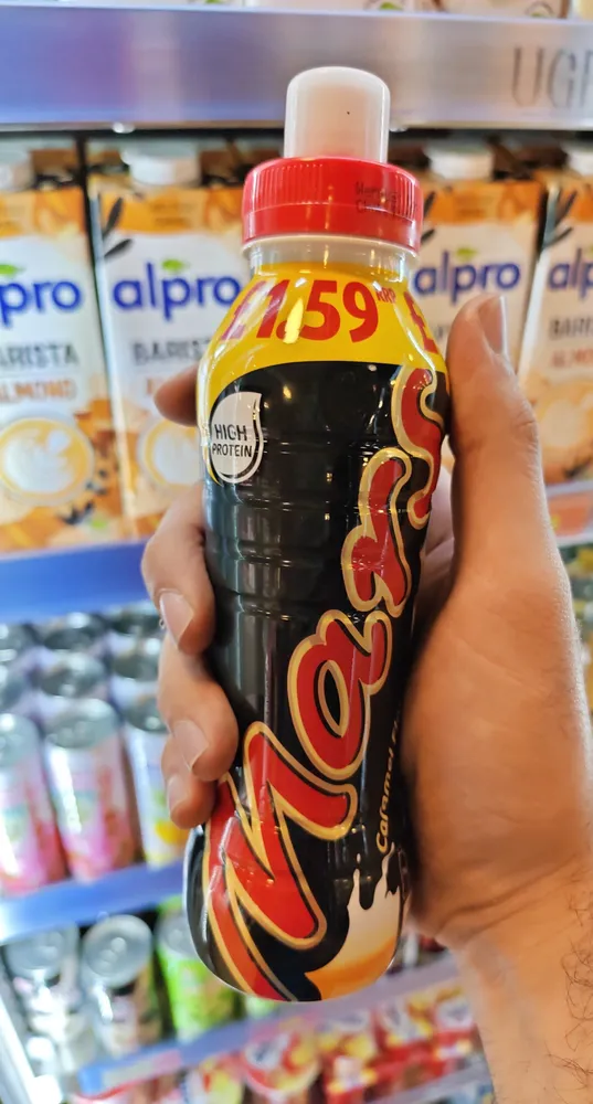 Mars caramel flavored milk drink