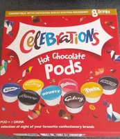 Celebrations hot chocolate pods