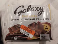 Caramel Crispy Millionaire's Slices