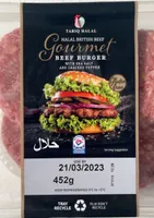 Gourmet beef burger
