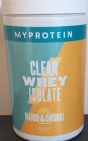 Clear whey isolate