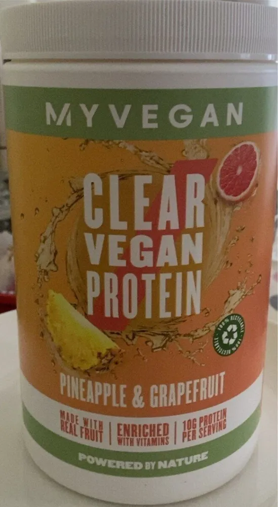 Clear vegan protein Pineapple & Grapefruit