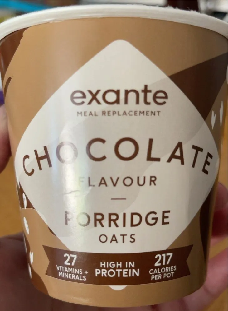 Chocolate Porridge oats
