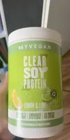 Clear soy protein