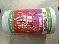 Clear vegan strawberry