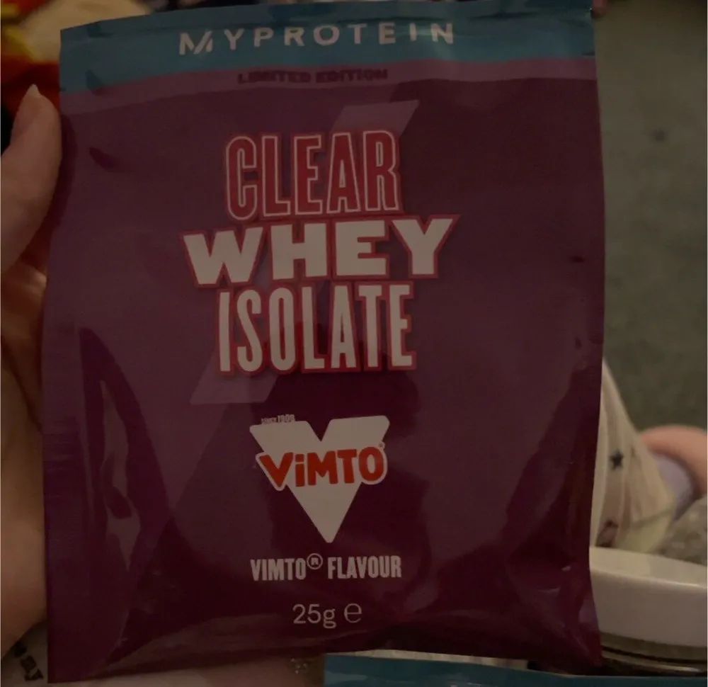 Clear whey isolate vimto