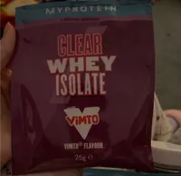 Clear whey isolate vimto