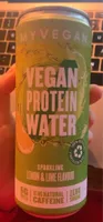 Vegan Protein Water Sparkling Lemon & Lime