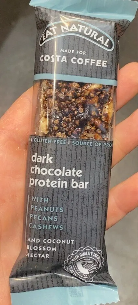 Dark chocolate protein bar