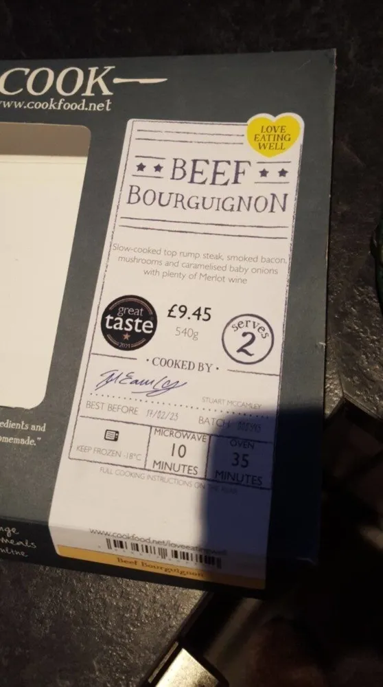 Beef bourguignon