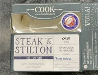 Steak & stilton Pie