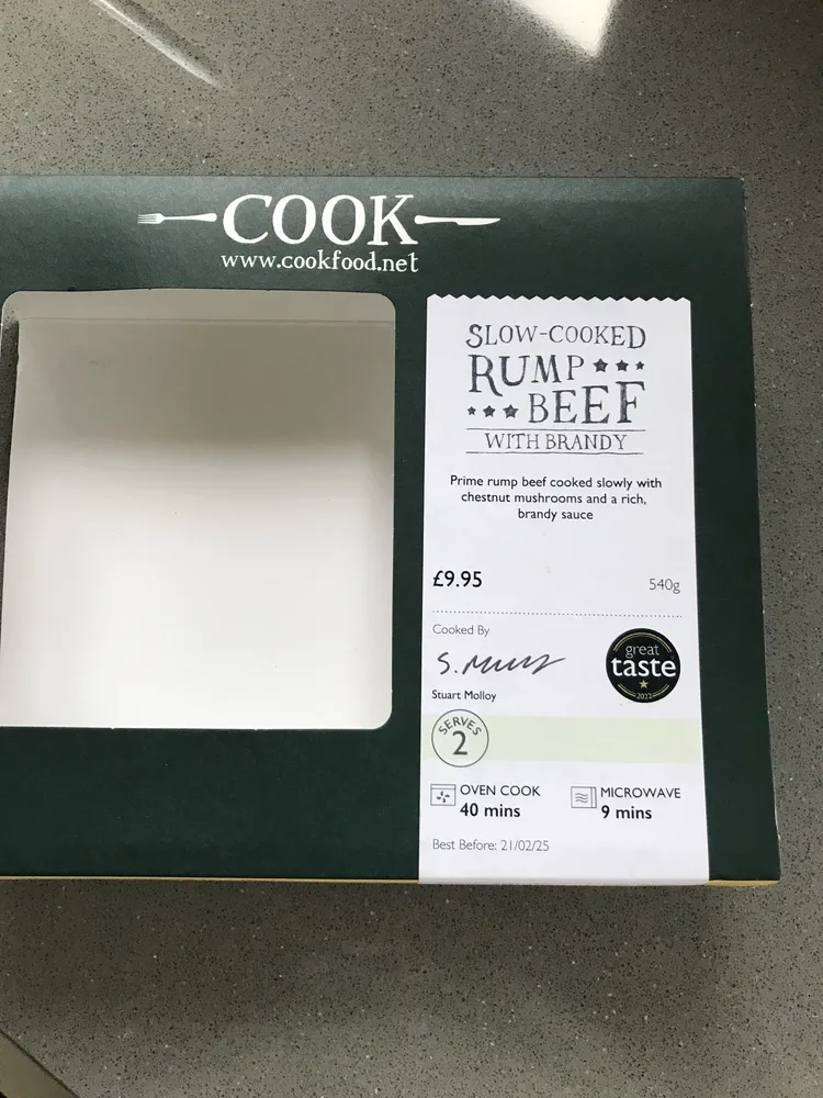 slow cooked rump steak