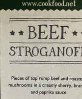 Beef stroganoff