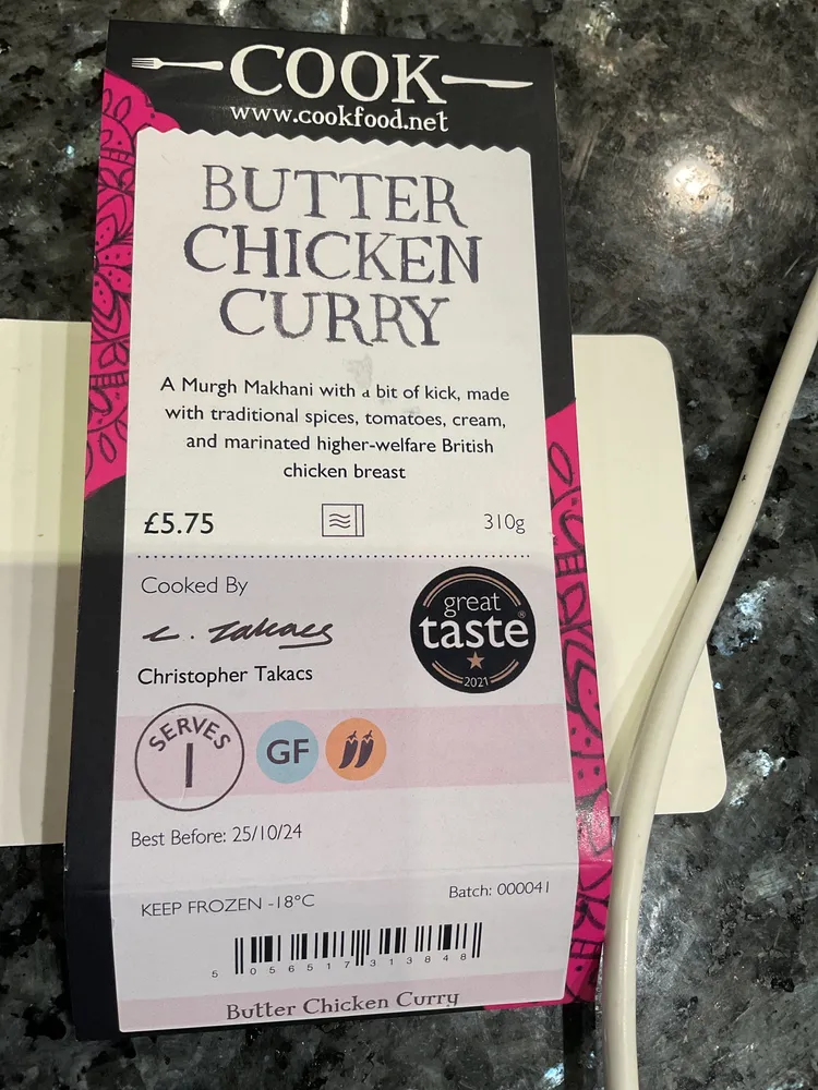 Butter Chicken Curry