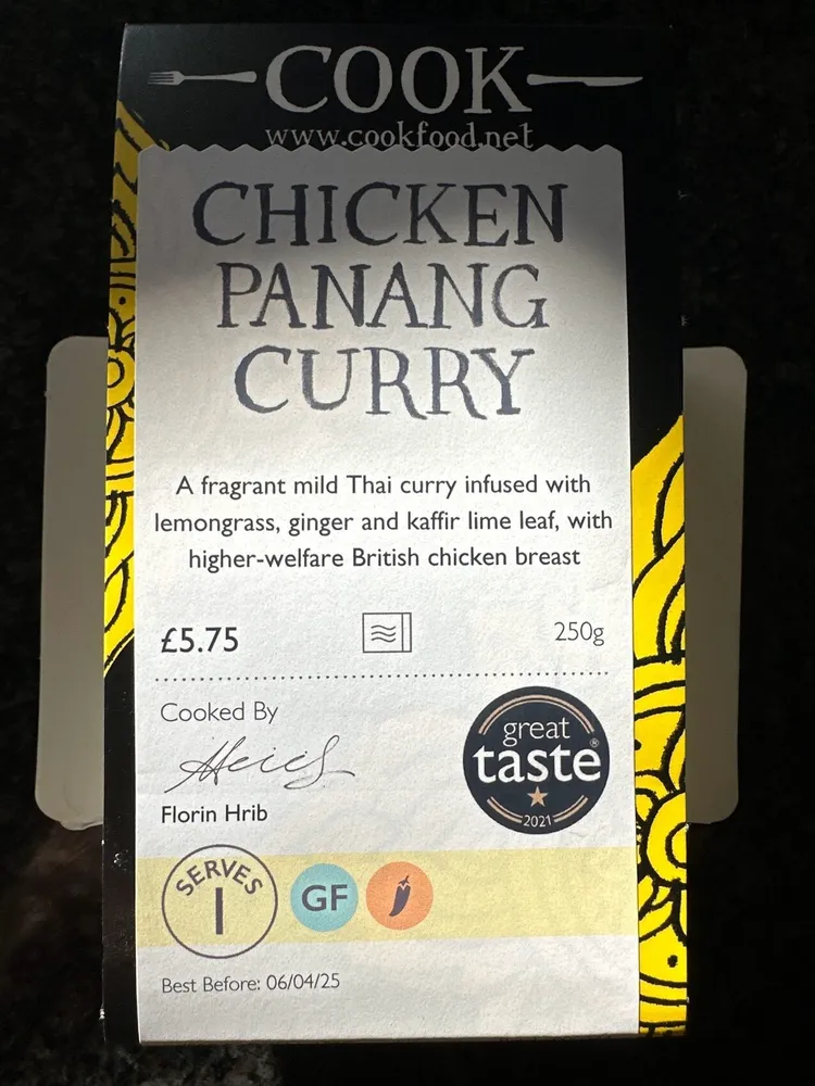 Chicken Panang Curry