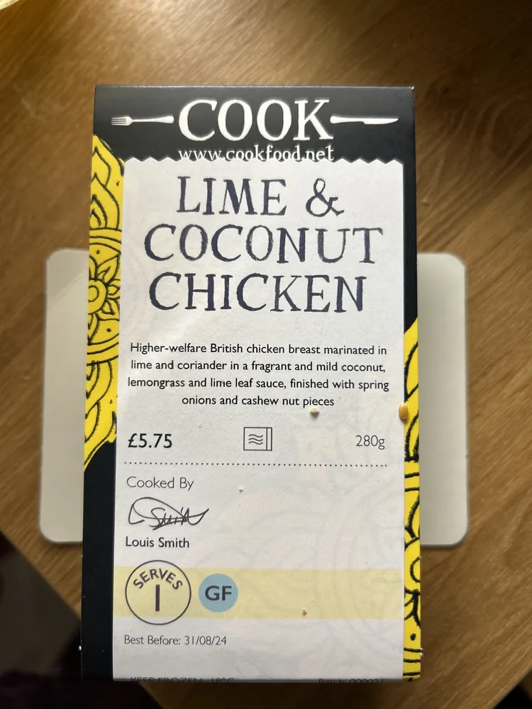 Lime & Coconut Chicken