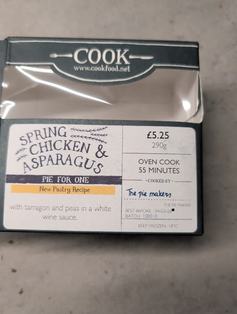 Chicken And Asparagus Pie