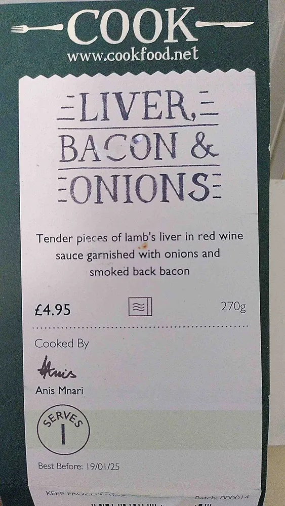 Liver Bacon and Onions