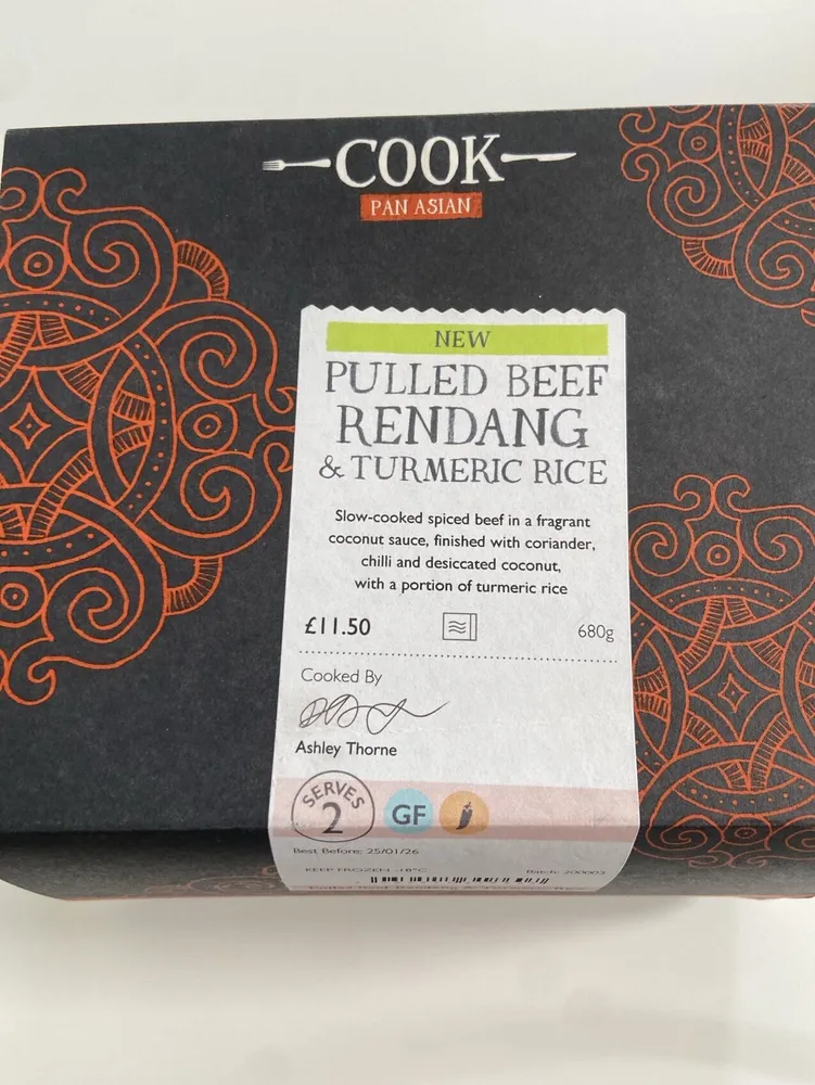 Pulled Beef Rendang and Turmeric Rice