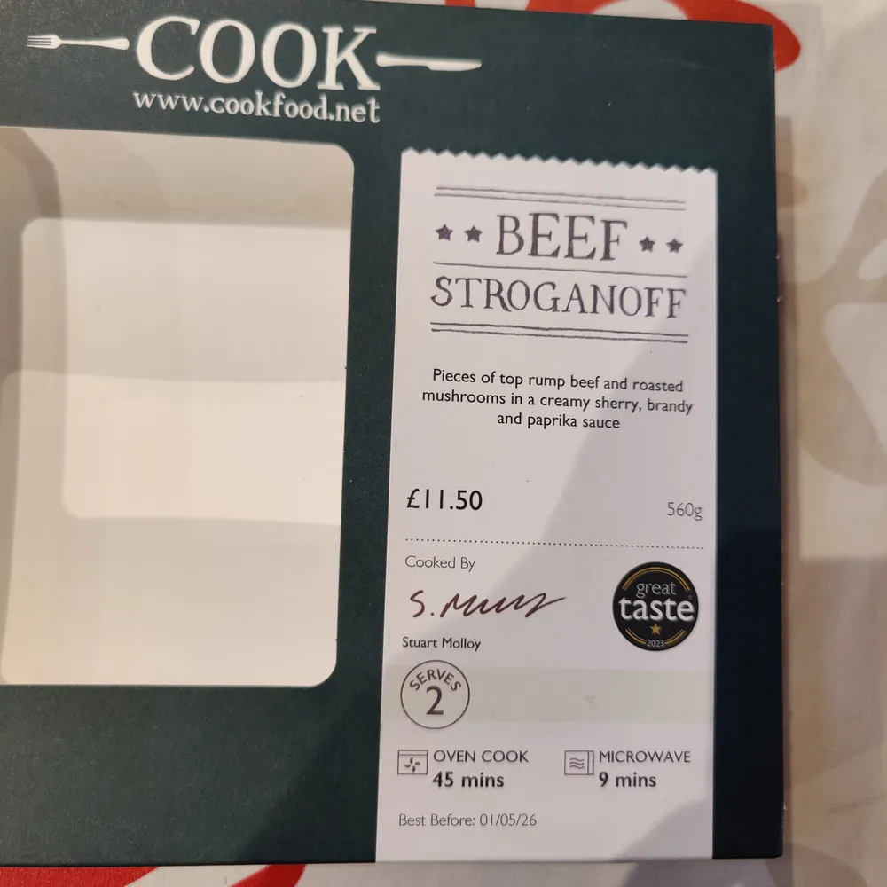 Beef Stroganoff