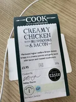 Creamy Chicken With Mushrooms & Bacon